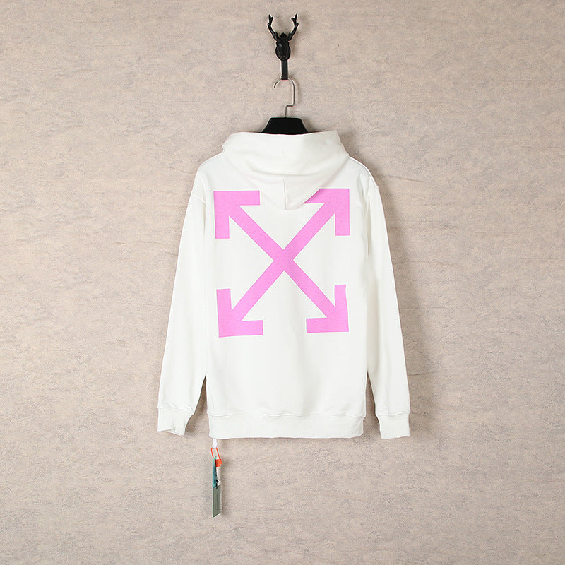 OW hoodie angel wing pattern arrow hooded