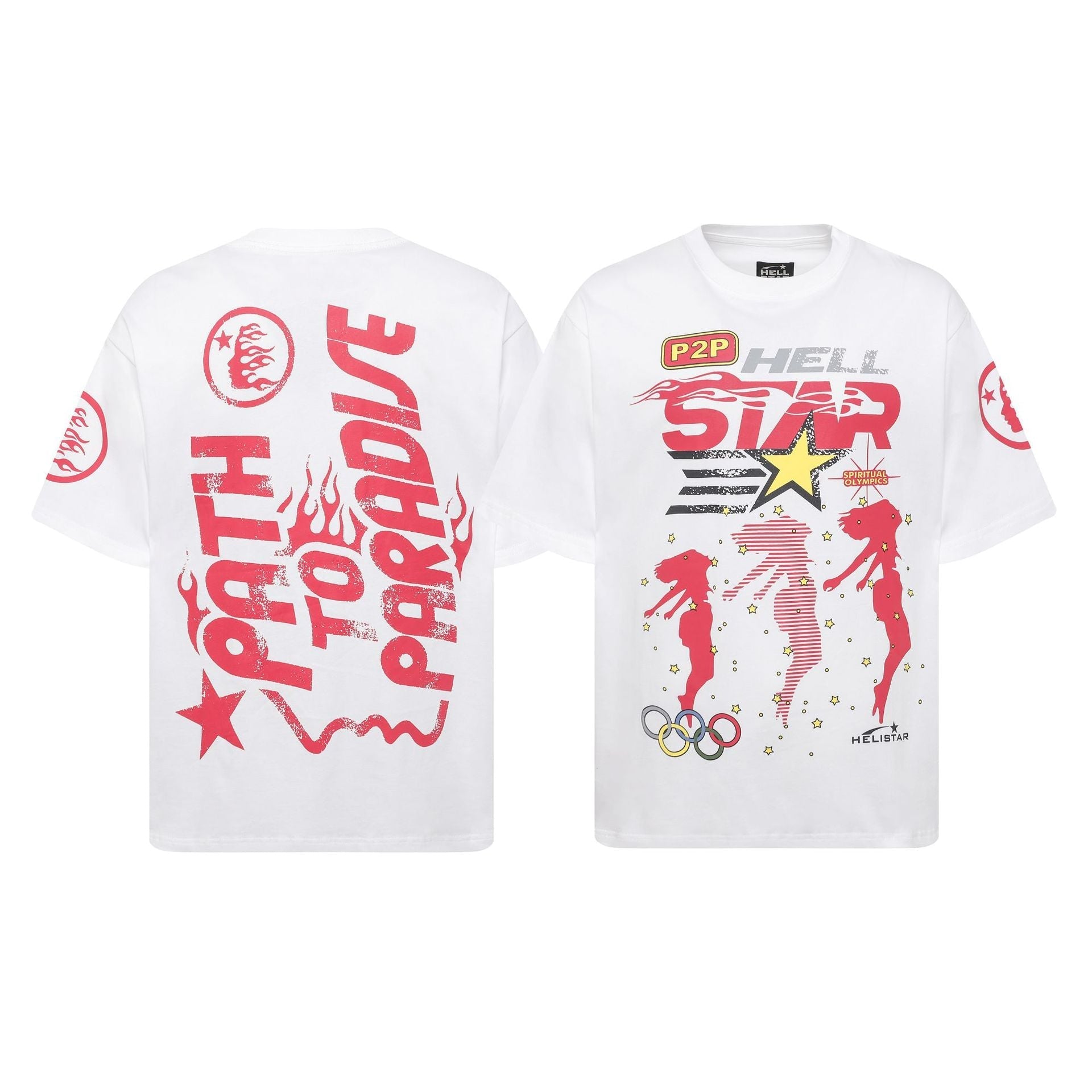 HS  T-Shirt summer top short-sleeved T-shirt