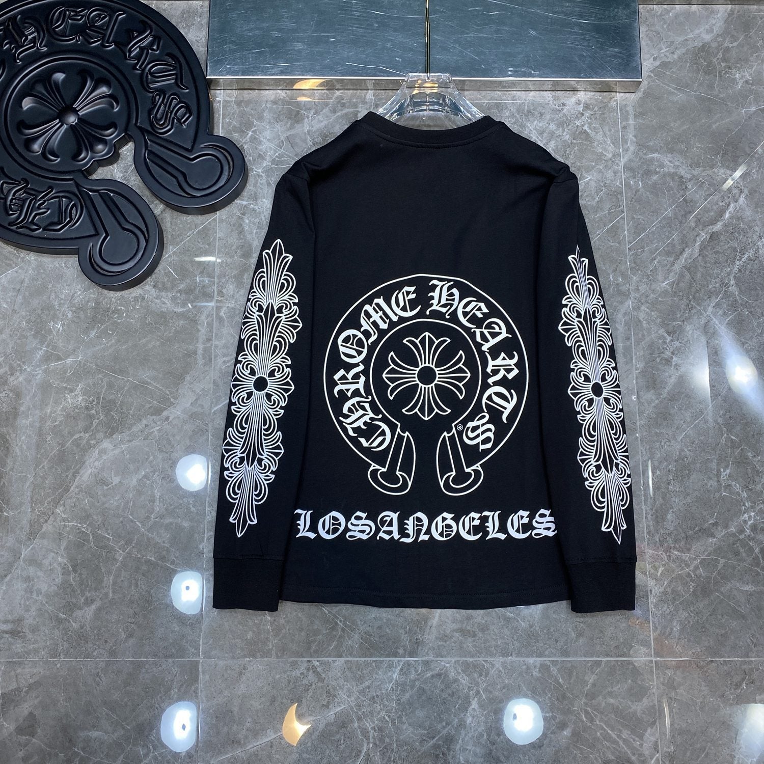 CHH  Heart Long Sleeve Shirt Unisex Fashion Loose Long Sleeve Shirt
