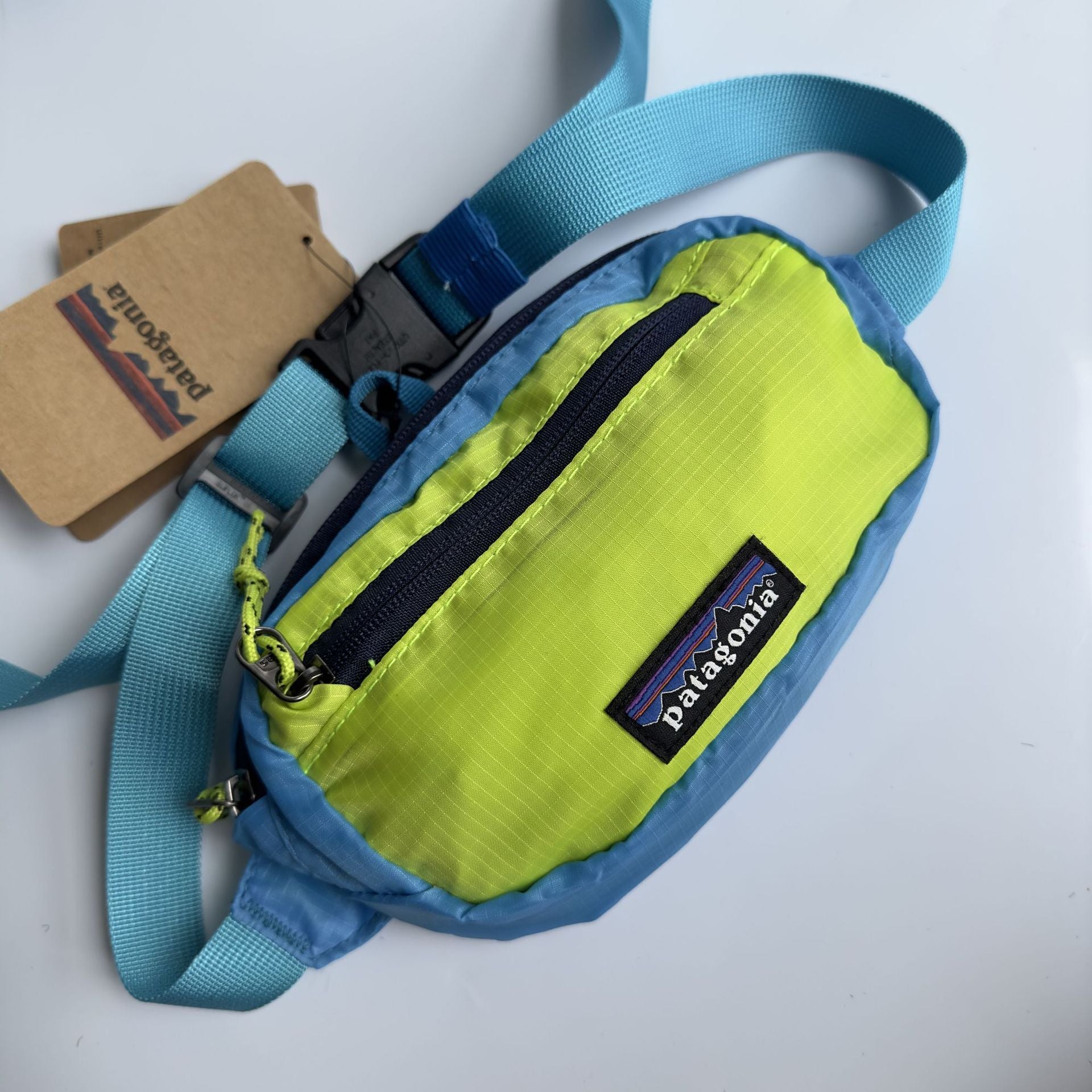 Mens Casual Bags Color Matching Crossbody Breast Bag Fanny Pack