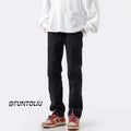 Men Jeans Summer Loose Straight Slim Casual Trousers