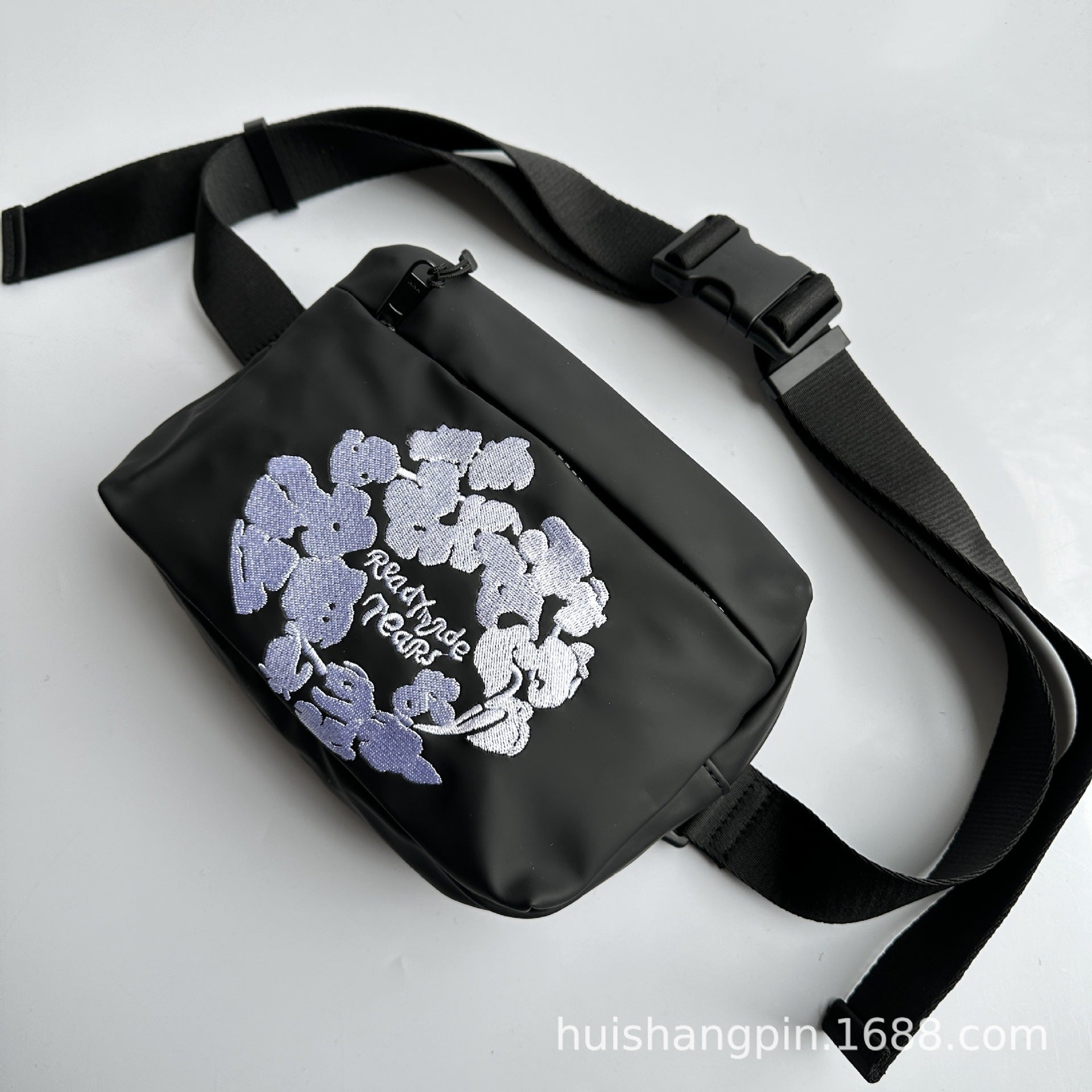 DENIM TEARS Bags embroidered shoulder bag horizontal messenger bag