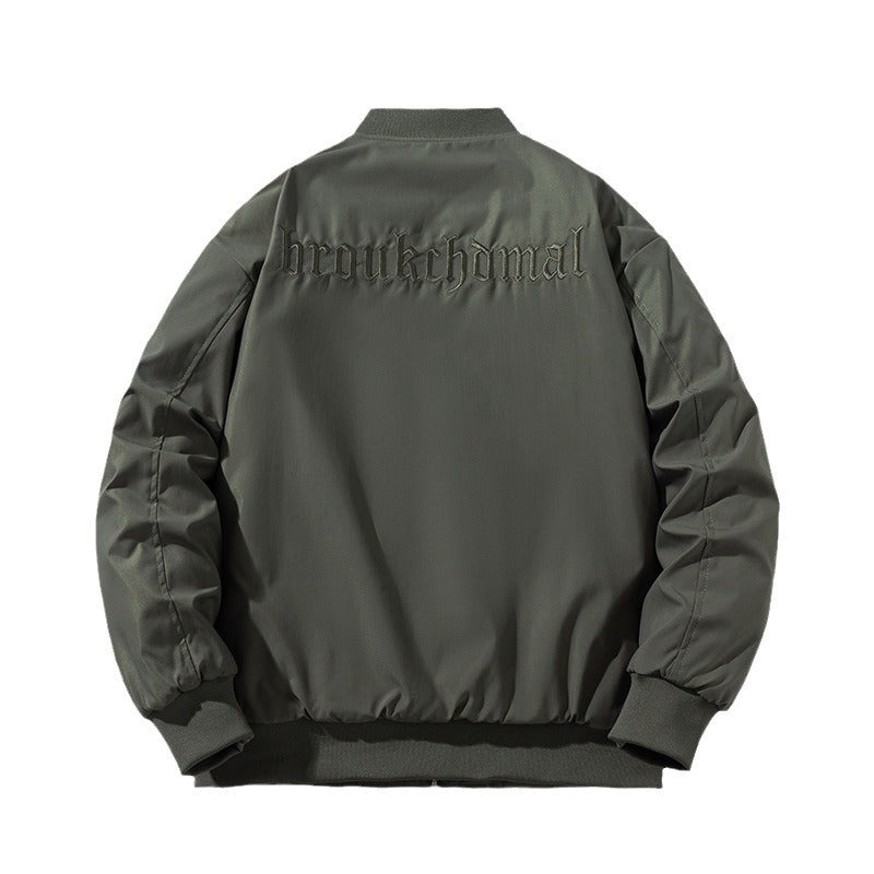 Mens Vintage Jackets Embroidered Baseball Suit ins Tide Brand Flight Suit Autumn and Winter