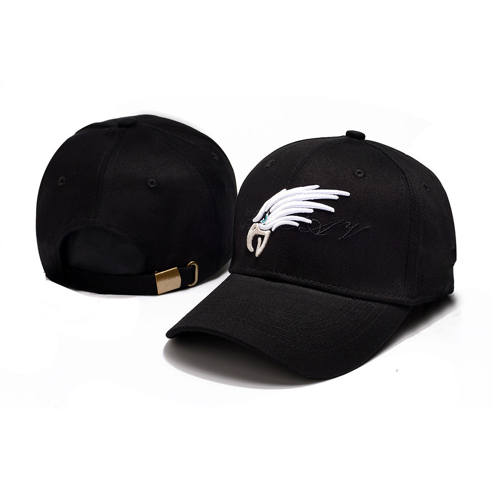 Trendy flat brimmed snapback hats eagle series
