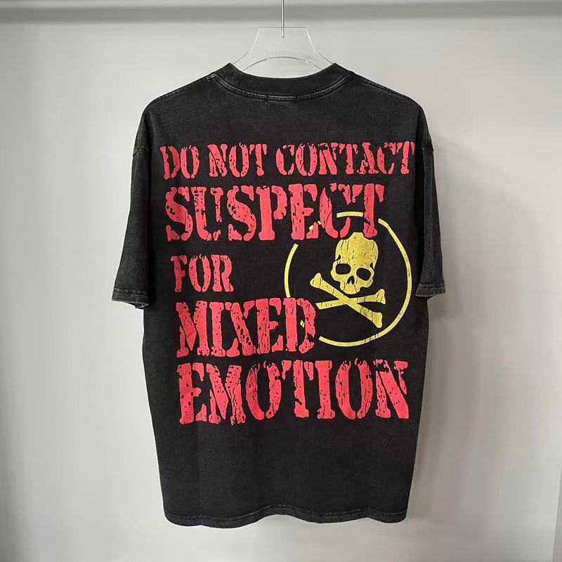 Mixed Emotion T-Shirt Alien Ancient print, summer Short sleeves