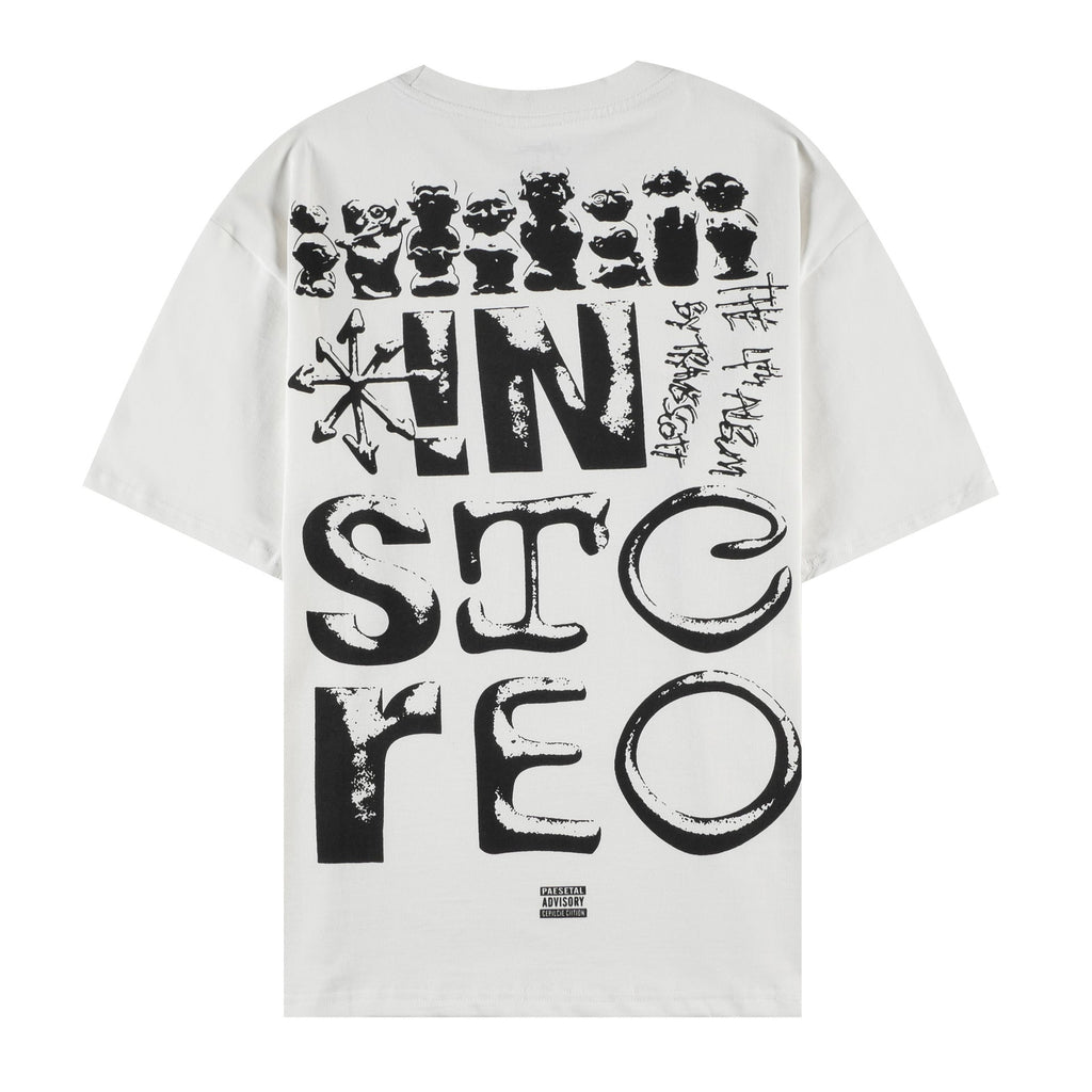 Travis Scott T-Shirt TRAVIS SCOTT CACTUS JACK Loose Crew Neck Short Sleeve