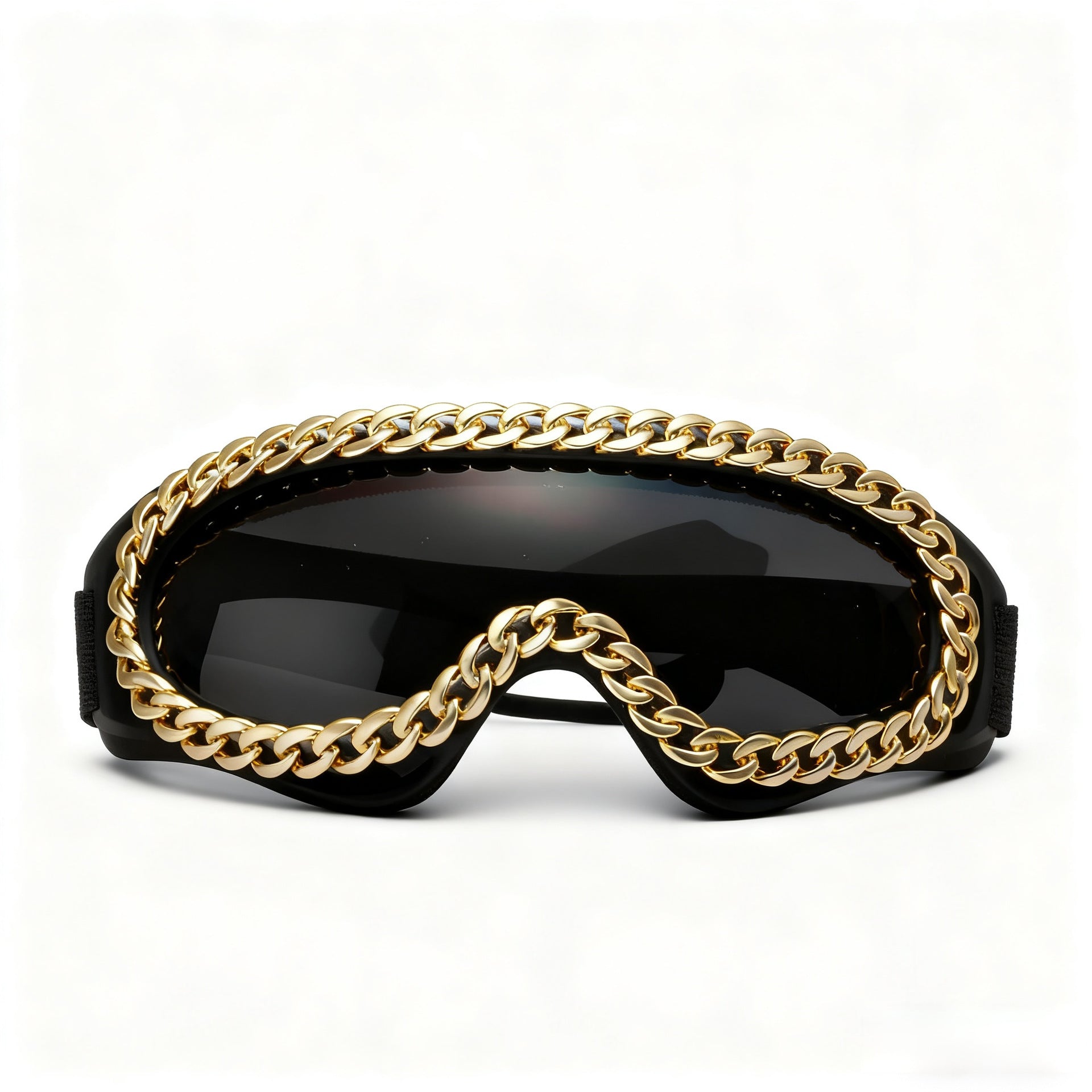 Trendy punk glasses chain decoration
