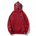 Bathing Ape Hoodie Camouflage Shark Head Zipper