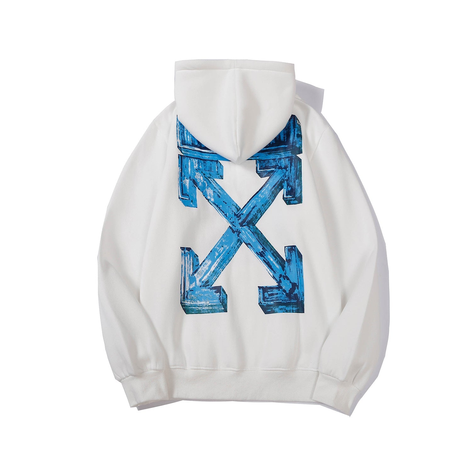 OW  hoodie3D stereo arrow pattern print casual versatile pullover hooded