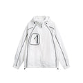 Unisex Jacket Retro Hooded Sports Jacket Men's and Women's Loose Jacket Thin Sun Protection Clothing
