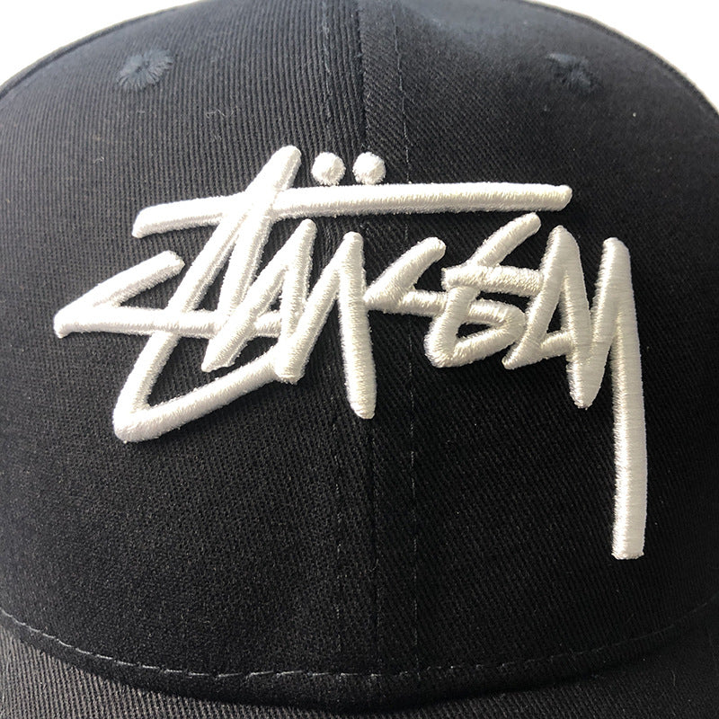 Stussy hat hat versatile embroidery letter cap raw outdoor sunshade baseball cap