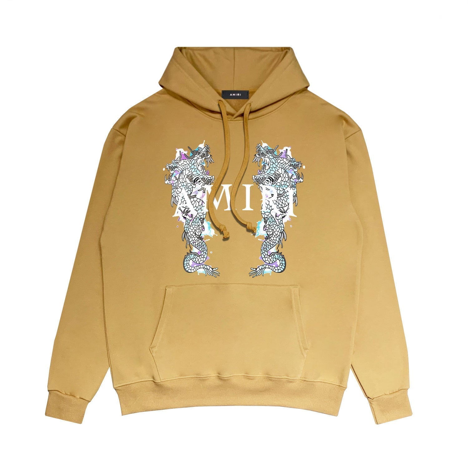 Amiri Hoodie Long Fashion Brand Hoodie Sweatshirts Hooded