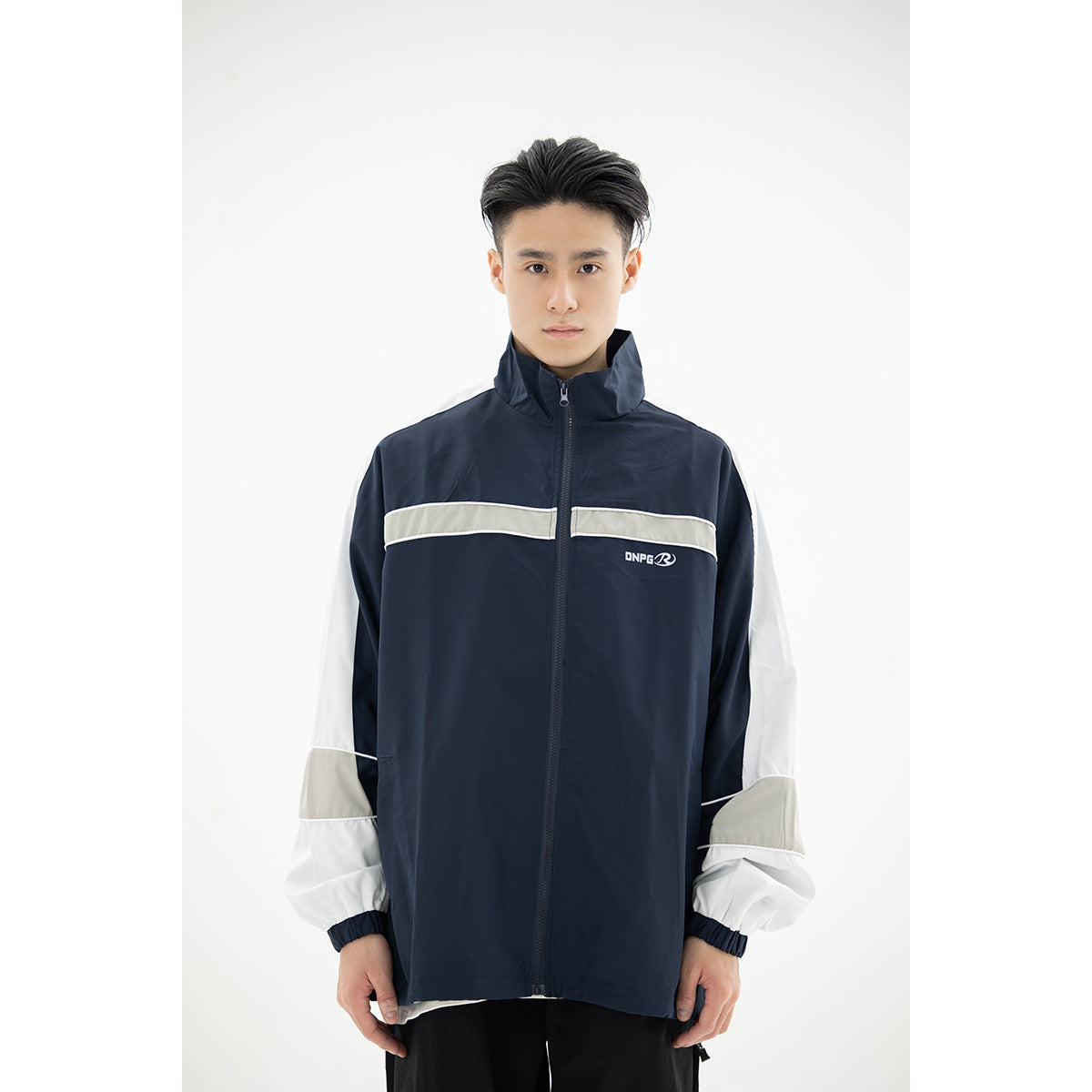 Unisex Jacket Vintage Loose Lapel Jacket Men's Sports Jacket