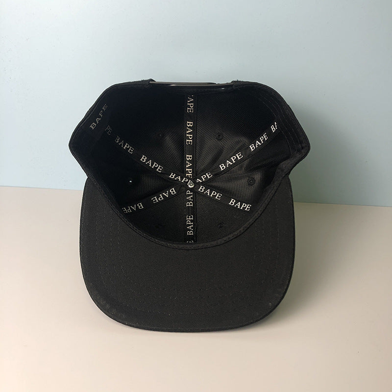Bathing Ape Bape Hat Ape Head Cap Versatile Flat Edge Baseball Cap