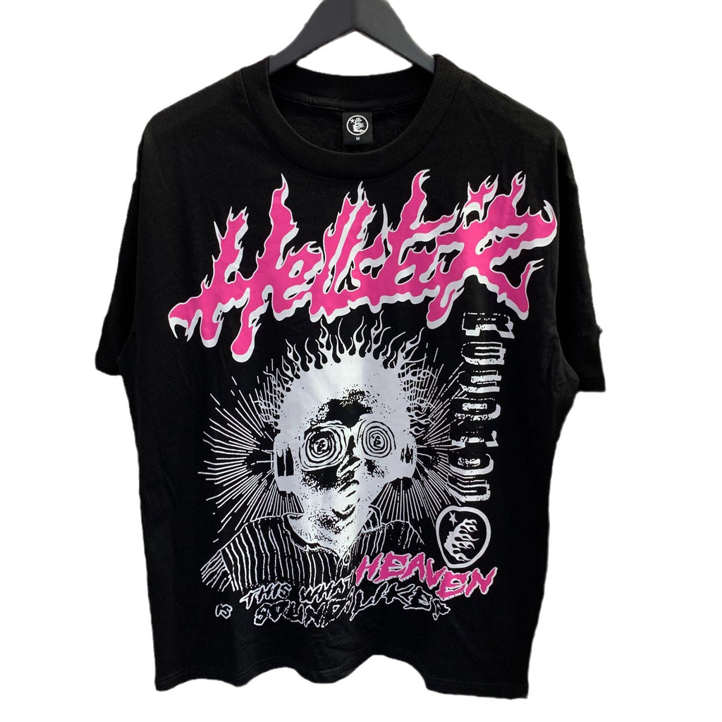 HS T Shirt Technology Touching Image Printing Casual Loose