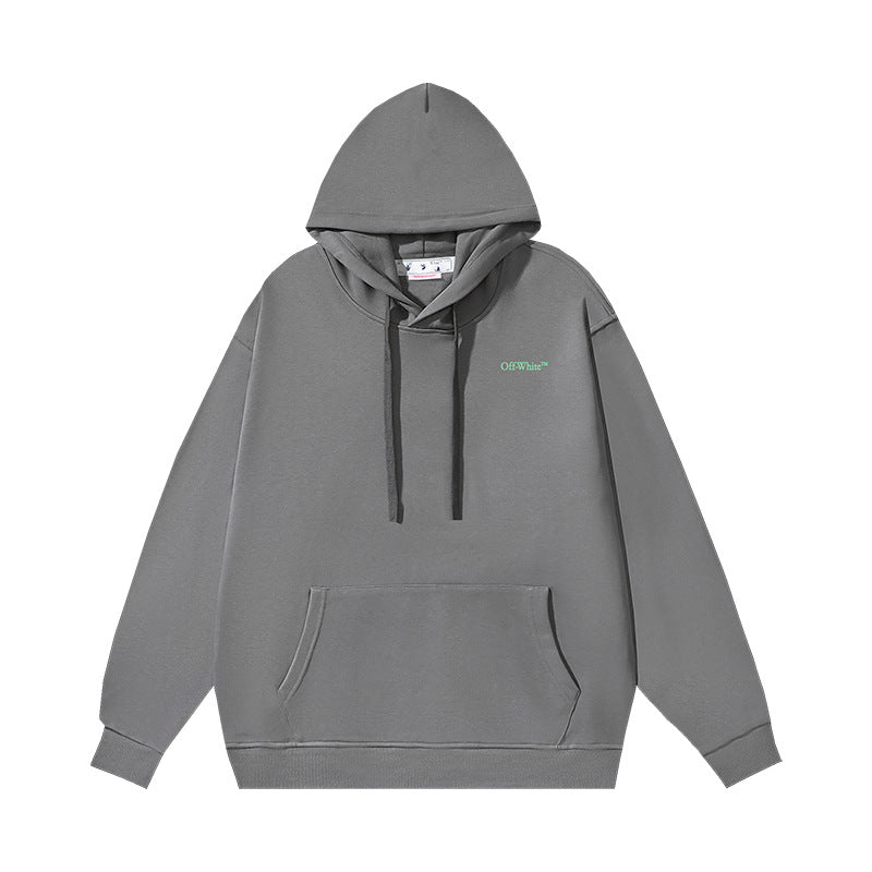 OW  hoodie gradual change arrow pattern hoodie
