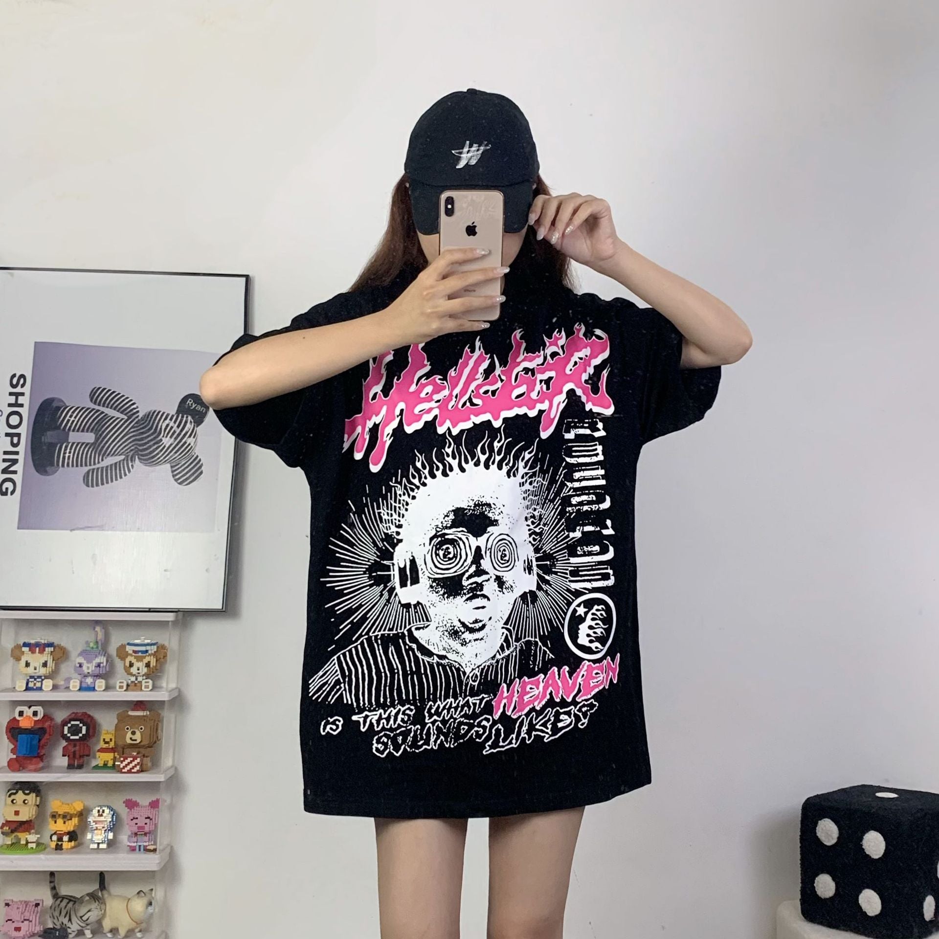 HS T Shirt Summer Creative Pattern Unisex