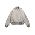 Unisex Jacket Vintage Baseball Jacket Loose Flight Jacket
