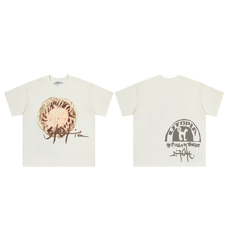 Travis Scott T-Shirt Travis Scott Cactus Jack x Utopia