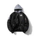 Mens Vintage Jackets Vintage Baseball Jacket Padded Jacket Oversize