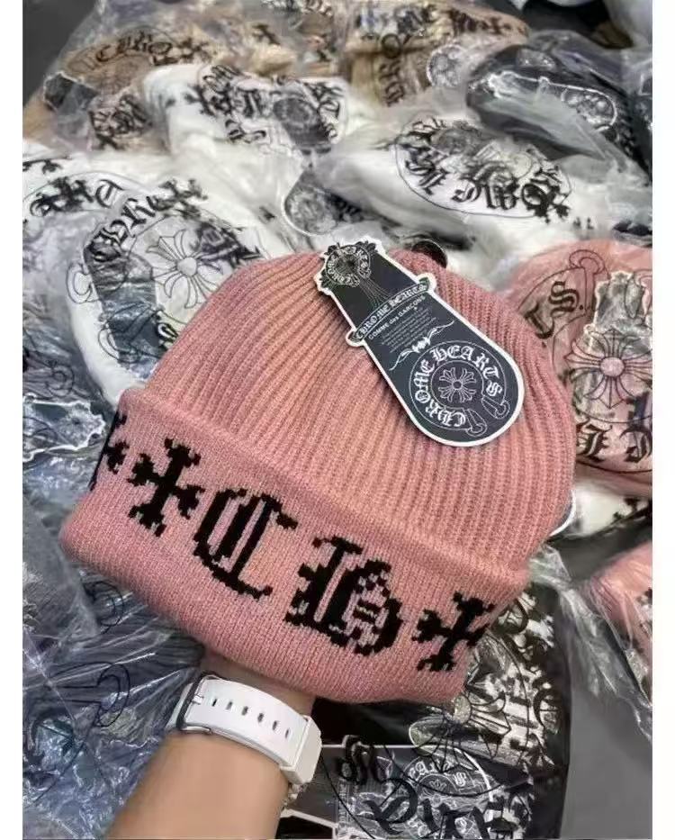 Chrome Hearts Knit Hat - Warm, Casual, Trendy Winter Streetwear