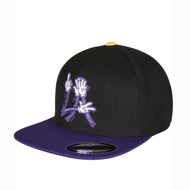 Trendy flat brimmed snapback hats la hip-hop style