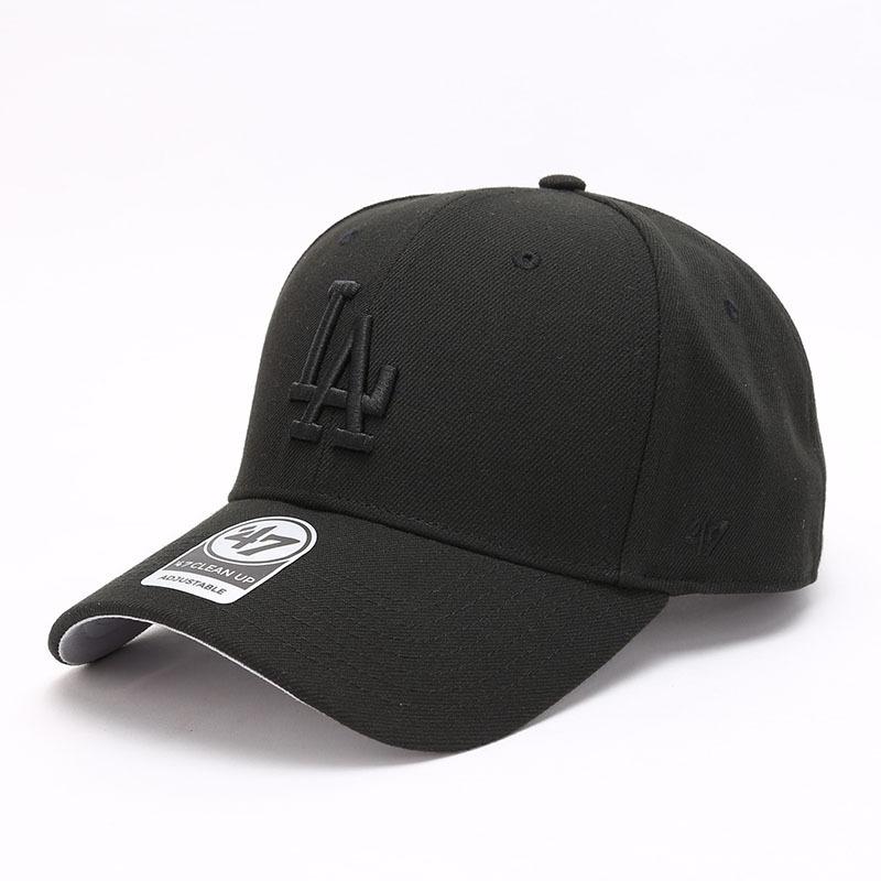 Dodgers and Yankees Baseball Cap 47brand Baseball Hat Men's Peaked Cap Black