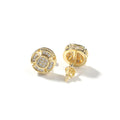 Earrings Rhinestone Round Earrings
