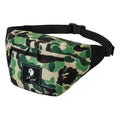 Bathing Ape Bape Bag Camouflage Ape Head Large Waist Bag Waterproof Breast Bag