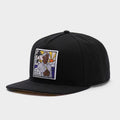 Trendy flat brimmed snapback hats hip hop character avatar