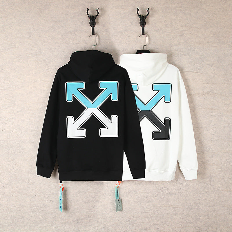 OW  hoodie gradual change arrow hoodie