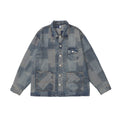 Unisex Jacket Casual Denim Jacket Men's and Women's Polo Collar Top Coat