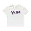 Amiri T Shirt Printed Casual Hip Hop round Neck Short Sleeve T-shirt