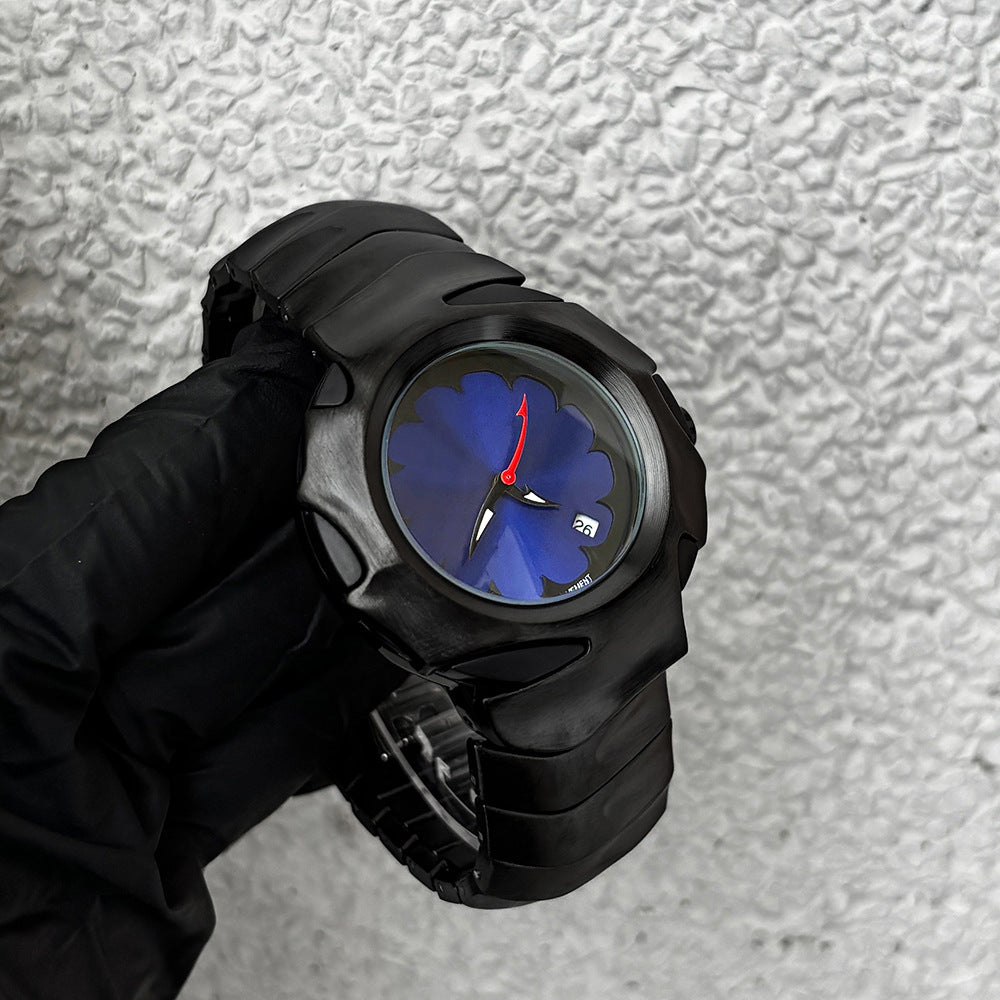 Men's watches y2k special-shaped blade design men's waterproof