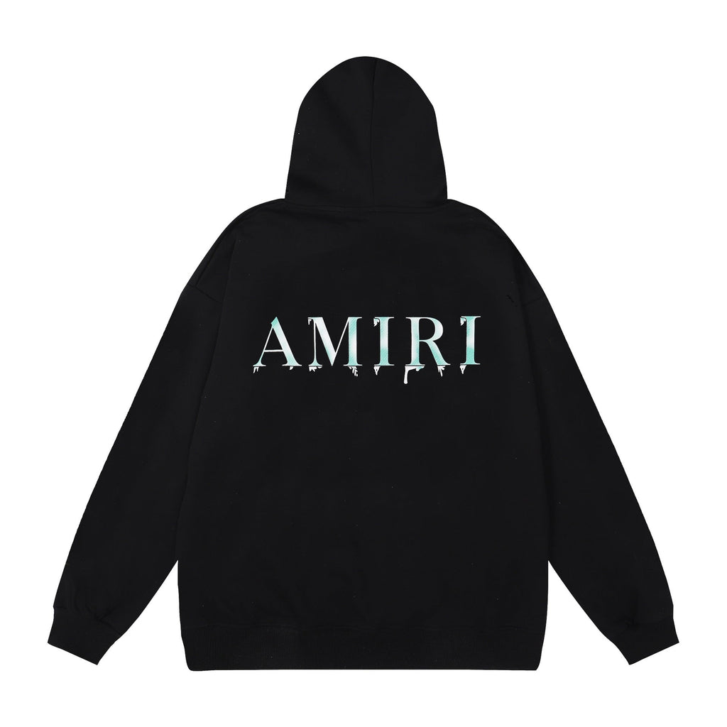 Amiri Hoodie AMI Sweater Bone Stick Hooded Sweater Men and Women