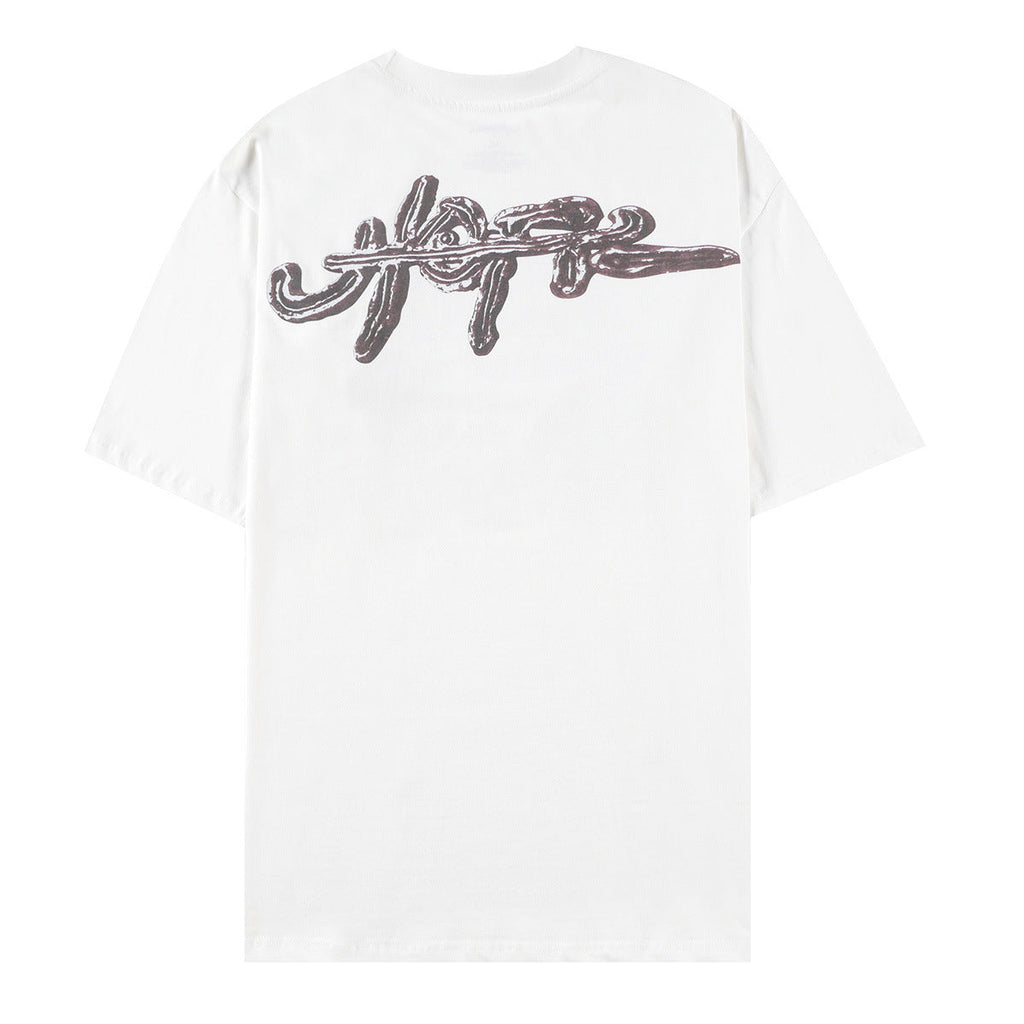 Travis Scott T-Shirt TRAVIS SCOTT CACTUS JACK Loose Crew Neck Short Sleeve
