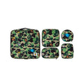 Bathing Ape Bape Bag Green Camouflage Little Monkey Storage Bag Five-piece Set