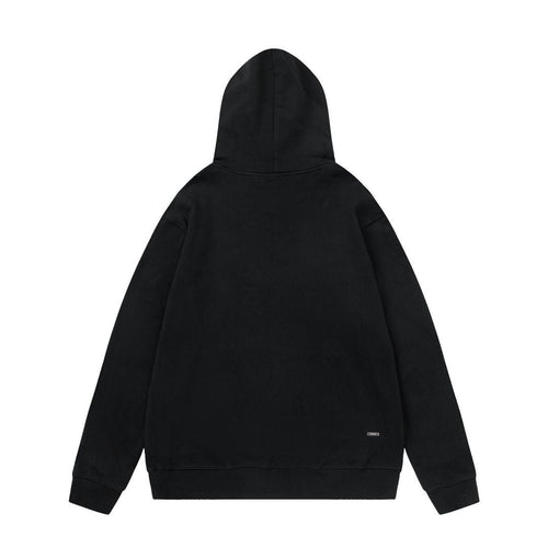Amiri Hoodie AMI Patch Embroidery Letter Pattern Hooded Sweater Men and Women