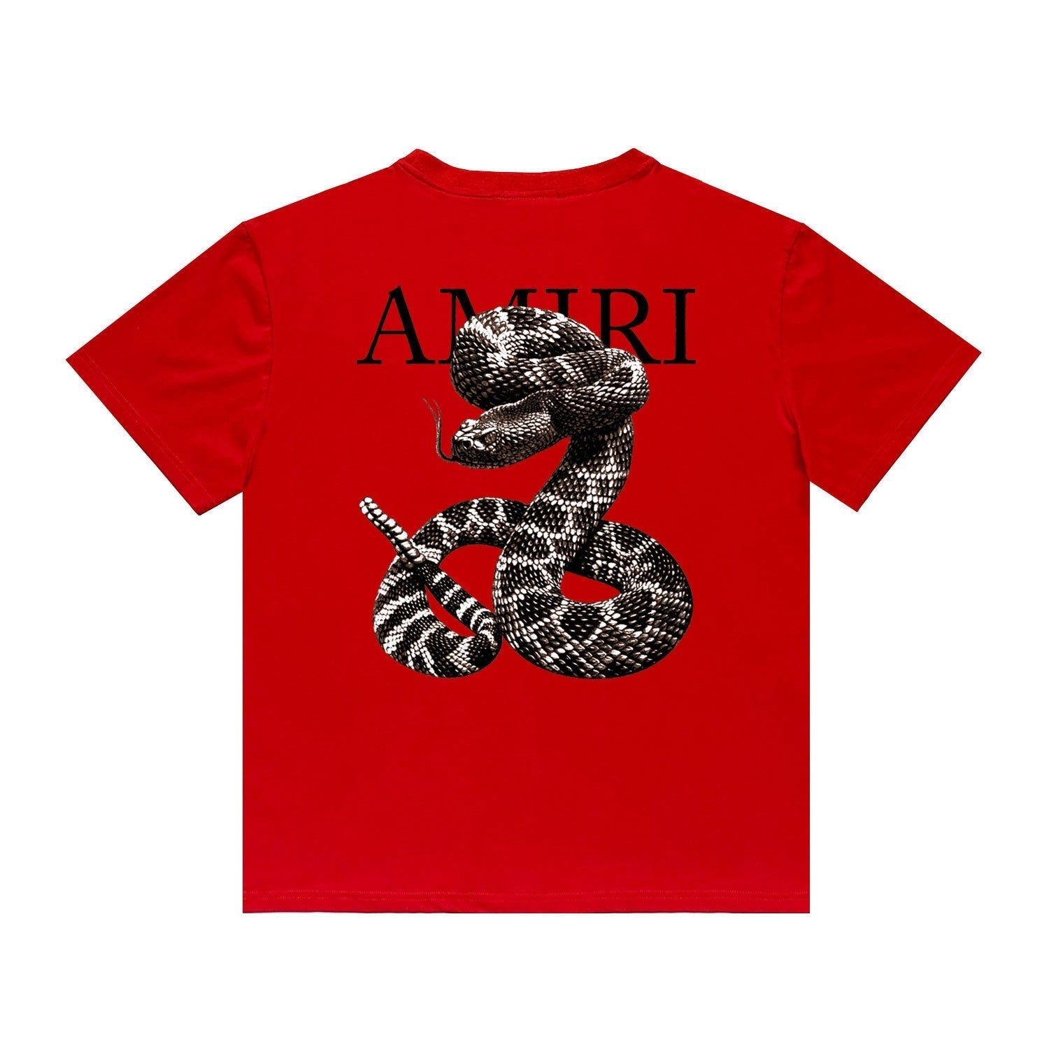 Amiri T Shirt Printed Casual Hip Hop round Neck Short Sleeve T-shirt