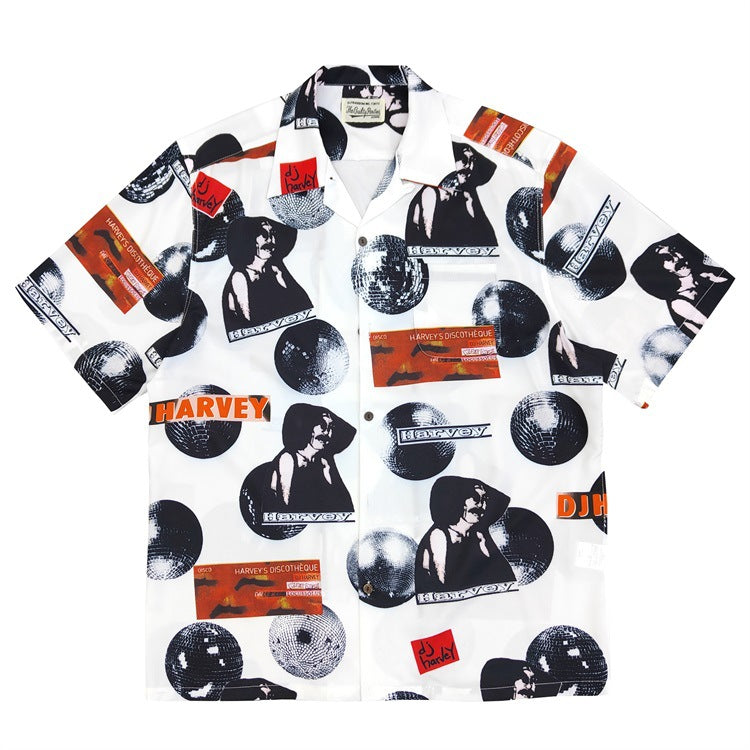 GUILTYPARTIES TIGER Shirts DJ Harvey 20ss Joint 30th Anniversary Tour Hawaii Short Sleeve Shirt Men
