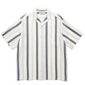 GUILTYPARTIES TIGER Shirts 24ss Striped Classic, Rayon Hawaiian Casual Short Sleeve Shirt Men