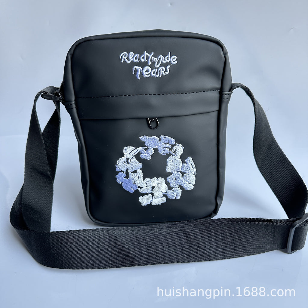 DENIM TEARS Bags Spring Embroidery Shoulder Oblique Span Bag Shoulder Bag