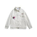 Unisex Jacket Vintage Overalls Jacket Men and Women Couple's Tops Loose Jacket