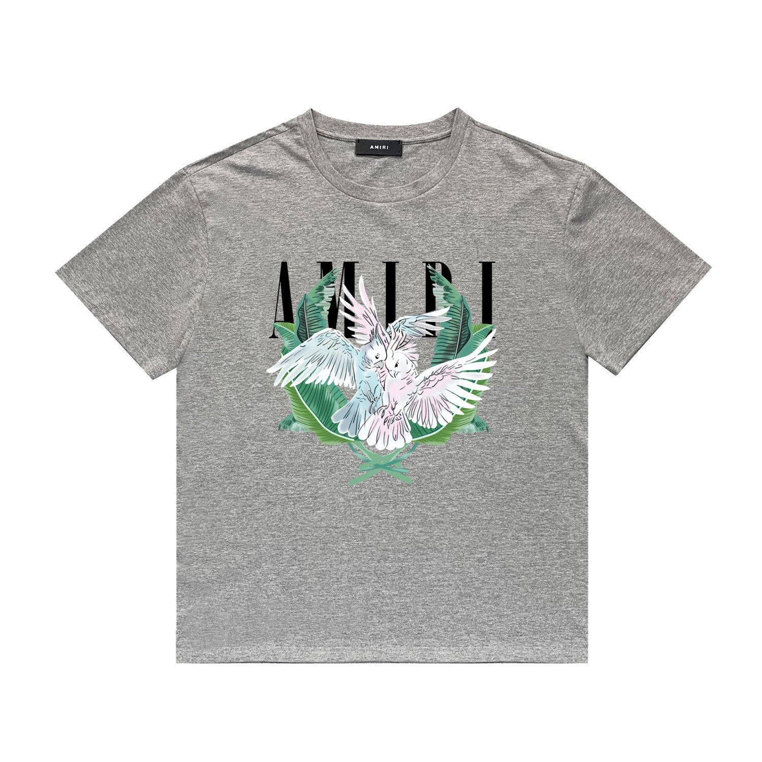 Amiri T Shirt Printed Casual Hip Hop round Neck Short Sleeve T-shirt