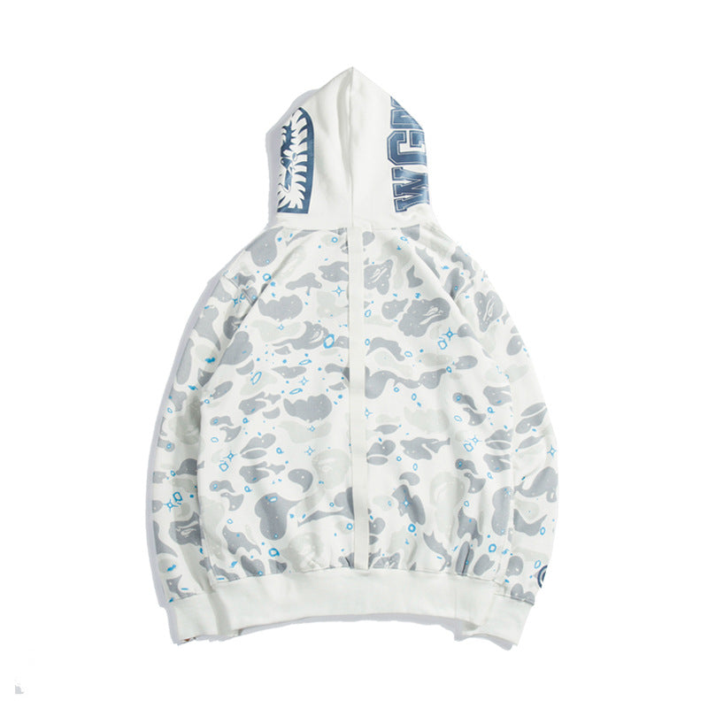 Bathing Ape Hoodie Luminous Star Print Jacket