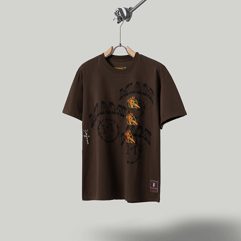 Travis Scott T-Shirt TRAVIS SCOTT Short Sleeve Summer KAWS Hip Hop T-Shirt