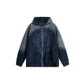 Unisex Jacket Hooded Cardigan Loose Jacket Men and Women Spring and Autumn Coat