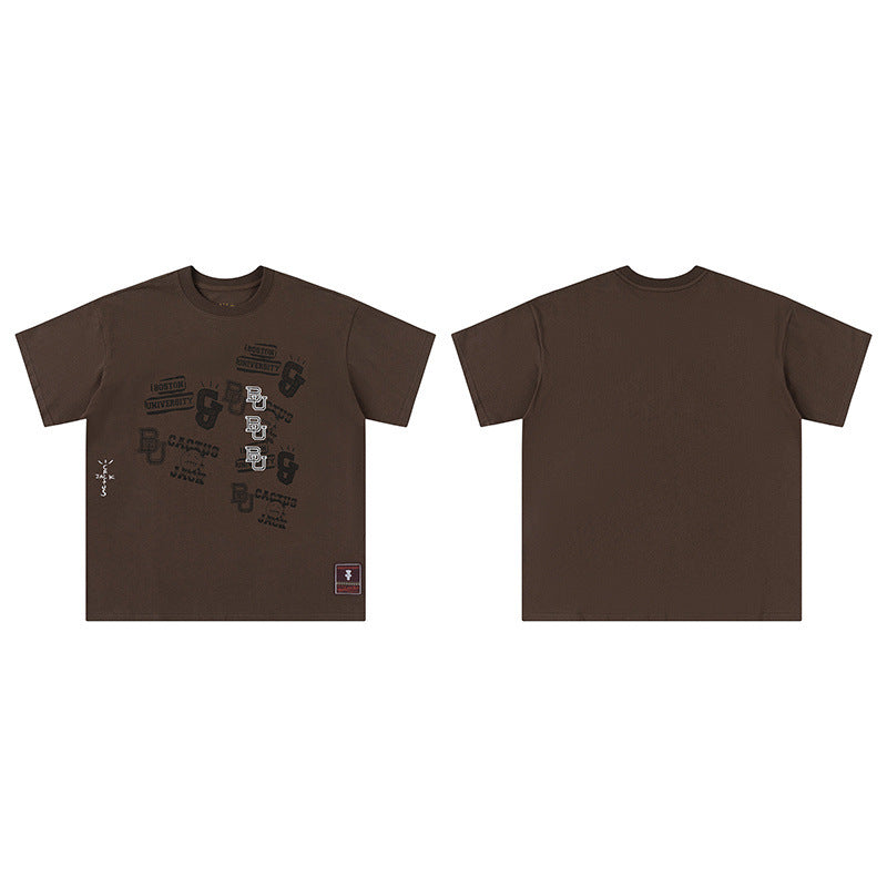 Travis Scott T-Shirt TRAVIS SCOTT Short Sleeve Summer Hip Hop T-Shirt