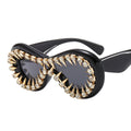 Trendy punk glasses one piece