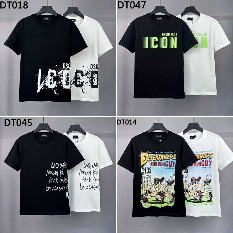 DSQ2 T Shirts New Cartoon Personality Printing